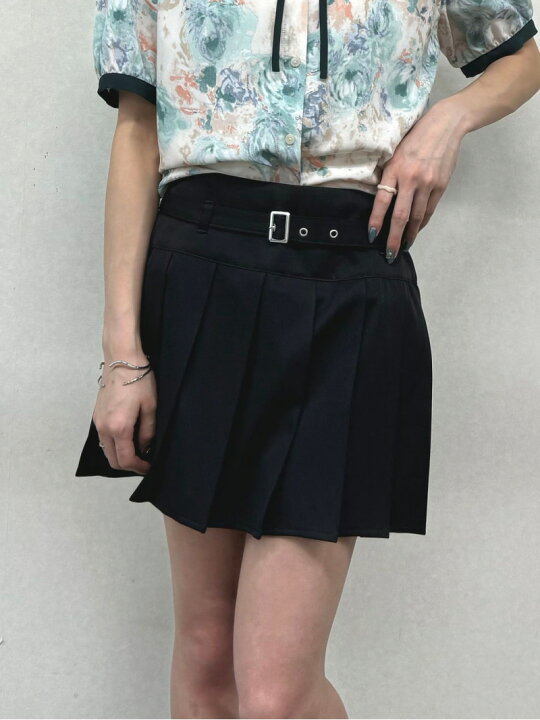 楽天市場】【SALE／30%OFF】【WEB限定】プリーツミニスカンツ NICOLE 