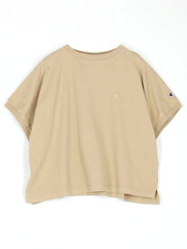 【Champion】「C」刺繍ロゴ入りTシャツ Grand PARK NICOLE ニコル トップス カットソー・Tシャツ ベージュ グリーン ブラック【送料無料】[Rakuten Fashion]