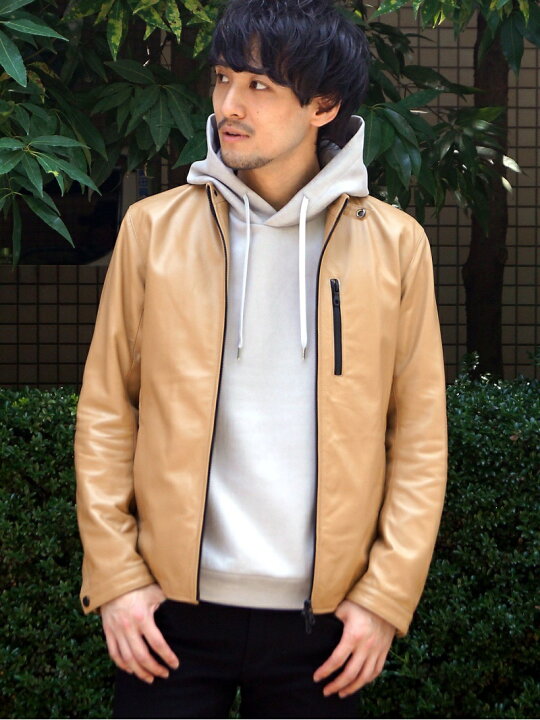 楽天市場】【SALE／50%OFF】【WEB限定】ラムレザーシングルライダース 