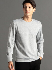 メランジジャカード プルオーバー MONSIEUR NICOLE ニコル トップス カットソー・Tシャツ グレー ブルー ホワイト ブラック【送料無料】[Rakuten Fashion]