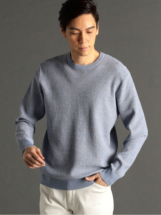楽天市場】【SALE／30%OFF】ハニカムジャカード クルーネックニット 