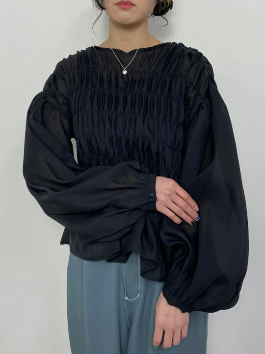 楽天市場】【SALE／55%OFF】WEB限定ワッシャーシアーブラウス NICOLE 