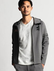 【SALE／30%OFF】Admiral別注ダンボールニットアラカルトブルゾン NICOLE CLUB FOR MEN ニコル ジャケット・アウター その他のジャケット・アウター レッド ブラック ネイビー グレー【RBA_E】【送料無料】[Rakuten Fashion]