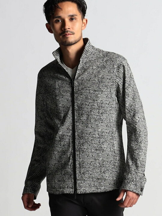 楽天市場】【SALE／30%OFF】地柄スタンドブルゾン NICOLE CLUB FOR MEN