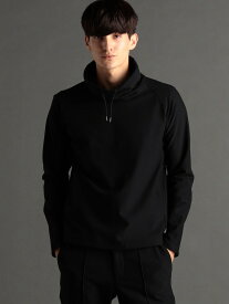 グラフィックハニカム ルーズネックプルオーバー MONSIEUR NICOLE ニコル トップス カットソー・Tシャツ ブラック ホワイト グレー【送料無料】[Rakuten Fashion]