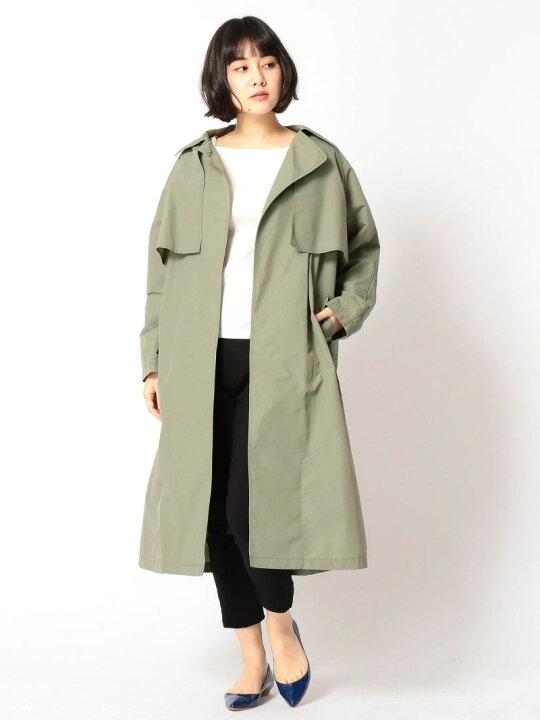 楽天市場】【SALE／50%OFF】ガウントレンチコート NICOLE white ニコル 