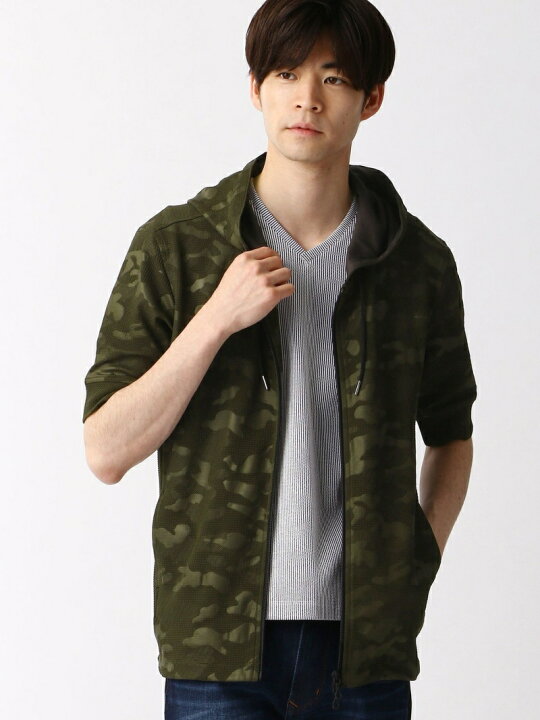 楽天市場】【SALE／38%OFF】迷彩柄半袖パーカー HIDEAWAYS NICOLE 
