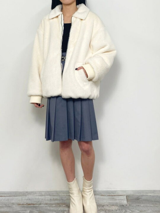 楽天市場】【SALE／70%OFF】リバーシブルファーブルゾン NICOLE CLUB 