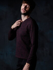 【SALE／37%OFF】ヘリンボーン*アイビージャガードVネックプルオーバー HIDEAWAYS NICOLE ニコル トップス カットソー・Tシャツ レッド グレー【RBA_E】【送料無料】[Rakuten Fashion]