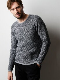 【SALE／30%OFF】リンクスバスケットクルーネックニット HIDEAWAYS NICOLE ニコル トップス ニット レッド ブラック ホワイト【RBA_E】【送料無料】[Rakuten Fashion]