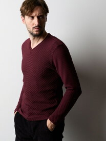 【SALE／37%OFF】バイヤスケーブルブリスターVネックプルオーバー HIDEAWAYS NICOLE ニコル トップス カットソー・Tシャツ ホワイト レッド ブラック【RBA_E】【送料無料】[Rakuten Fashion]