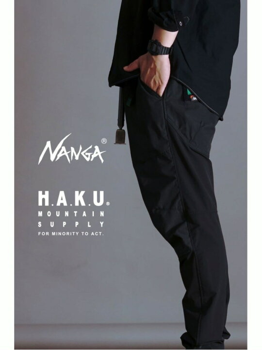楽天市場】NANGA*H.A.K.U/ナンガ*ハク別注 3DTAPEREDパンツ Grand PARK 