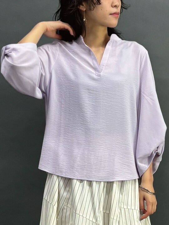 楽天市場】タックパフブラウス NICOLE white ニコル クラブ トップス 