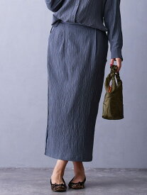 楊柳パイピングタイトスカート NICOLE white ニコル クラブ スカート その他のスカート ブルー グレー ブラック【送料無料】[Rakuten Fashion]