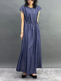 デニムワンピース NICOLE white ニコル クラブ ワンピース・ドレス その他のワンピース・ドレス ブルー ブラック【送料無料】[Rakuten Fashion]