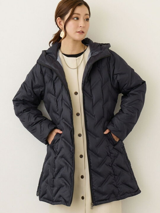 楽天市場】【SALE／30%OFF】エンボス加工 シームレスダウン ロング 
