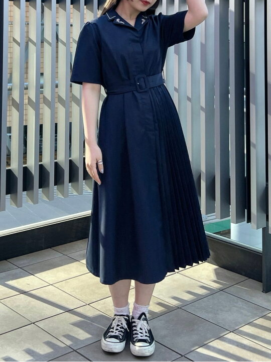 楽天市場】【SALE／50%OFF】カイキン刺繍プリーツワンピース NICOLE 