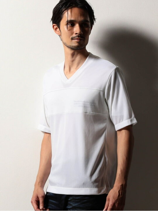 楽天市場】【RIELABO】デザインVネックカットソー NICOLE CLUB FOR MEN 