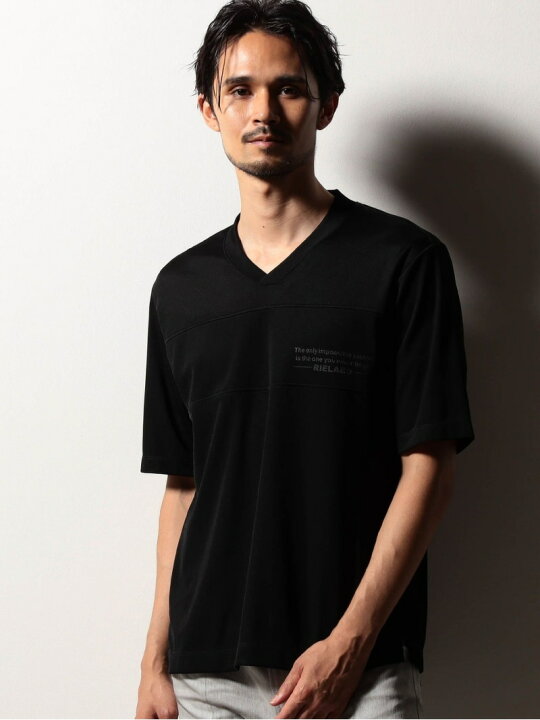 楽天市場】【RIELABO】デザインVネックカットソー NICOLE CLUB FOR MEN 