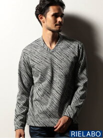 【RIELABO】アラカルトパターン ドレスVネックカットソー NICOLE CLUB FOR MEN ニコル トップス カットソー・Tシャツ【送料無料】[Rakuten Fashion]