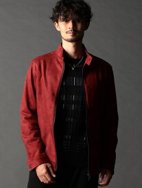 ポンチスウェードスタンドブルゾン NICOLE CLUB FOR MEN ニコル ジャケット・アウター その他のジャケット・アウター ブラウン ブラック グレー【送料無料】[Rakuten Fashion]