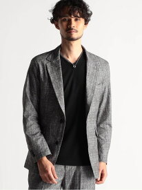 ブライトシャンブレー 2Bジャケット NICOLE CLUB FOR MEN ニコル ジャケット・アウター その他のジャケット・アウター ブラック ネイビー グレー【送料無料】[Rakuten Fashion]