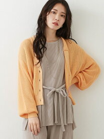 【SALE／69%OFF】片畦Vネックショートカーディガン NICOLE white ニコル クラブ トップス ニット ネイビー グレー ホワイト オレンジ【RBA_E】[Rakuten Fashion]