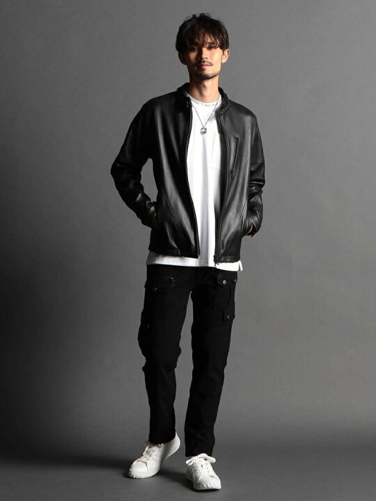 楽天市場】【SALE／50%OFF】ラムレザーシングルライダース NICOLE CLUB 