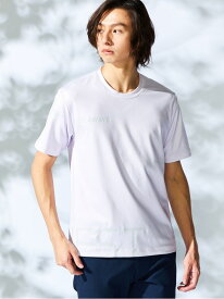 【WEB限定】ビッグロゴプリント半袖Tシャツ HIDEAWAYS NICOLE ニコル トップス カットソー・Tシャツ ブラック ホワイト ブルー パープル[Rakuten Fashion]