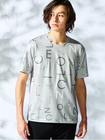 【WEB限定】総柄プリント半袖Tシャツ HIDEAWAYS NICOLE ニコル トップス カットソー・Tシャツ ホワイト ピンク ベージュ ブラック[Rakuten Fashion]