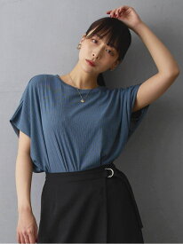 ランダムリブプルオーバー NICOLE white ニコル クラブ トップス その他のトップス ブラック ブルー ワインレッド ホワイト グリーン カーキグリーン[Rakuten Fashion]