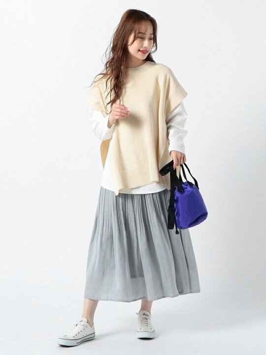 楽天市場】【SALE／60%OFF】アゼ編みポンチョベスト Grand PARK NICOLE 
