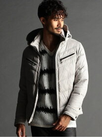 【SALE／30%OFF】マイクロスウェードダウンブルゾン NICOLE CLUB FOR MEN ニコル ジャケット・アウター その他のジャケット・アウター グレー ブラック ブラウン オレンジ ネイビー ホワイト【RBA_E】【送料無料】[Rakuten Fashion]