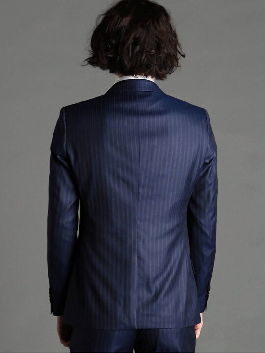 楽天市場】【SALE／37%OFF】カレンダーストライプ スーツ MONSIEUR 
