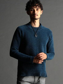 【SALE／37%OFF】ダブルフェイスモールモックネックニット NICOLE CLUB FOR MEN ニコル トップス ニット ホワイト ブルー ブラック ブラウン【RBA_E】【送料無料】[Rakuten Fashion]