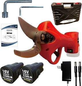 【在庫限り・特価品】コードレス電動剪定バサミ 最大切断径25mm 重量0.9kg 半開口機能付 果樹 園芸 剪定 DIY ガーデニングに最適 ES-25 PSE取得済 合同会社WATT