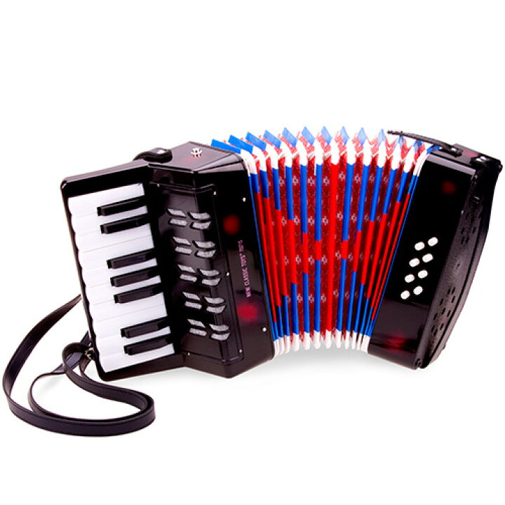 楽天市場】NEW CLASSIC S アコーディオンL ブラック 知育玩具 楽器玩具 
