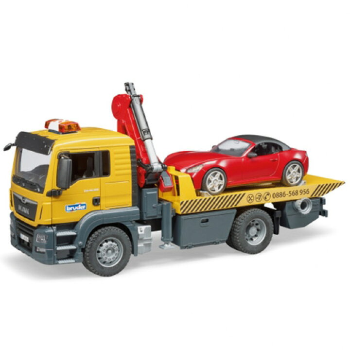 楽天市場 ラッピング不可 ブルーダー Man レッカー Bruderロードスター Red 車のおもちゃ 砂場 ダンプカー トラック 子供 ドイツ 誕生日 誕生日プレゼント 男の子 男 3歳 4歳 5歳 玩具 オモチャ 幼児 キッズ バースデー ダンプ くるまのおもちゃ 木のおもちゃ