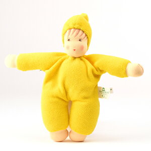 ナンヒェン ベビー・ルナ・イエロー 子供 ドイツ 誕生日プレゼント 誕生日 女の子 女 出産祝い 2歳 3歳 4歳 ベビー玩具 キッズ ギフト 赤ちゃん ベビー お人形 プレゼント 幼児 保育園 人形 お