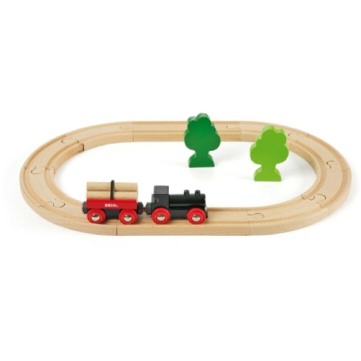 楽天市場】BRIO ブリオ 木製 レールセット 小さな森の基本レールセット 