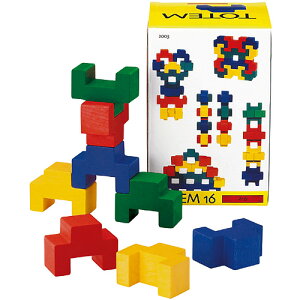 積み木 ブロック 2歳 3歳 4歳 レシオ トーテム16 木のおもちゃ 木製 子供 誕生日プレゼント 誕生日 男の子 男 女の子 女 誕生祝 積木 つみき 出産祝い 知育玩具 幼児 イタリア クリスマスプレゼ