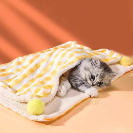 猫 ベッド ペット ベッド ふわふわ 猫 マット リバーシブル フランネル フェイクファー ふみふみ スクエア型 両面使用可能 暖かい 柔らか 洗濯可能 猫 犬 クッション 布団 防寒 秋 冬