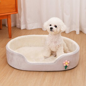 犬ベッド 猫 ベッド ふわふわ ペットベッド ペットクッション 通年 滑り止め 防寒 暖かい 洗濯可能 子犬 猫用 サイズ選択可 ぐっすり眠る キャット 猫用 ペット用品