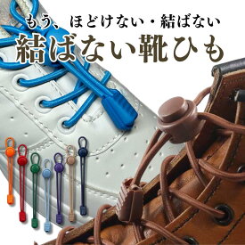 おしゃれ 結ばない 靴紐 ゴム 伸縮性抜群 ほどけない 靴ひも メンズ レディース キッズ スニーカー ブーツ 対応 おしゃれ 簡単装着 通学 通勤 ランニング 最適