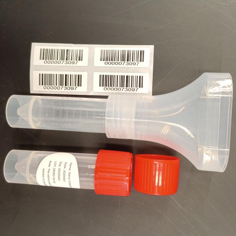 1～2営業日で発送予定 PCR検査所向け 唾液採取用キット100個セット 唾液採取 ロート 不活化 保存液のセットです