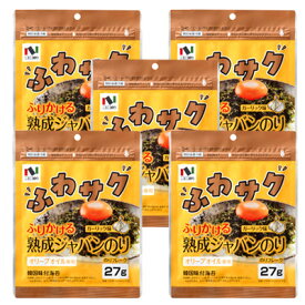ふりかける熟成ジャバンのり27gガーリック味　5パックセット ふりかけ フレーク海苔 フレークのり 韓国海苔 ばら海苔 海苔フレーク 韓国海苔ふりかけ 味海苔 ニコニコのり