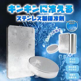 【当店人気商品！】保冷剤 長時間 強力 氷点下 ステンレス 保冷剤 最強 繰り返し使える 急速凍結 超低温 長持ち クーラーボックス 小さい ミニ コンパクト お弁当 保冷バッグ アイスパック アウトドア キャンプ 防災グッズ ステンレス保冷剤
