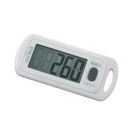 【売れ筋】3Dセンサー搭載 歩数計 ホワイト オーム電機 HB-K168-W JAN：4971275800755