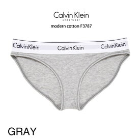 Calvin Klein カルバンクライン レディース 下着 ショーツ コットン grey_heather(グレー) サイズ/M modern cotton F3787【返品交換不可商品】