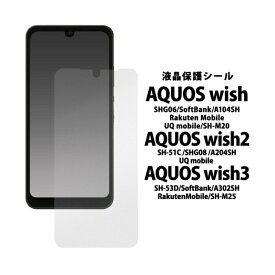 AQUOS wish/AQUOS wish2/AQUOS wish3 用 液晶保護シール 光沢 fashg06-cl/4573561659902
